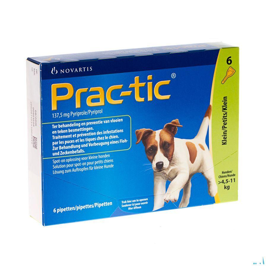 Prac-tic Spot-on Anti vlo-teek Kleine Hond .2x3