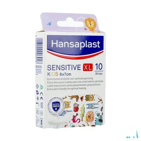 Hansaplast Sensitive Kids xl 6 x 7Cm Strips 10