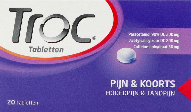 Troc Tabletten 20 2 Kernen  -  Melisana