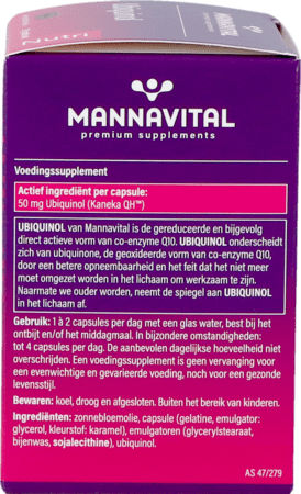 Mannavital Ubiquinol Capsule 60