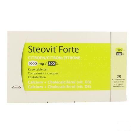 Steovit Forte 1000 mg/800IEKauwtabletten 28