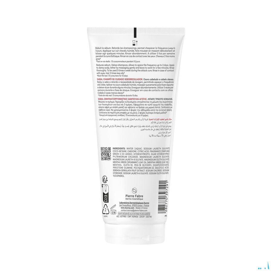 Ducray Sabal Shampoo Talgregulerende Verzorg. 200 ml