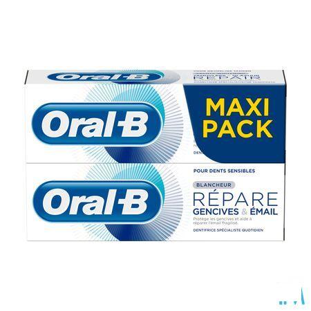 Oral-B Tandpasta Gum&Enamel Repair Gentlewhite 2X75ml