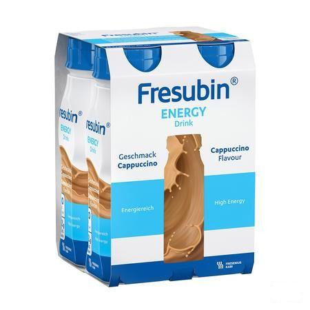 Fresubin Energy Drink Cappuccino Flacon 4x200 ml  -  Fresenius