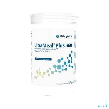 Ultrameal Plus 360 Vanille Pot 728g  -  Metagenics