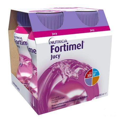 Fortimel Jucy Bosvruchtensmaak 4X200  ml 155620  -  Nutricia