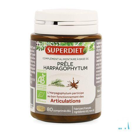 Super Diet Paardestaart-duivelsklauw Bio Tabletten 80  -  Superdiet Laboratoires