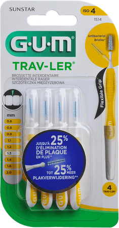 Gum Proxabrush Travel Tap Xfine 4 1514