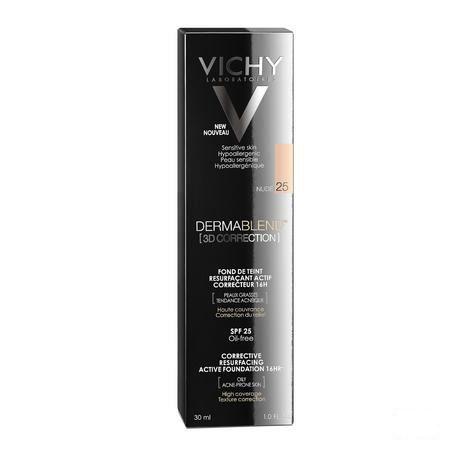 Vichy Fdt Dermablend Correction 3d 25 30 ml  -  Vichy