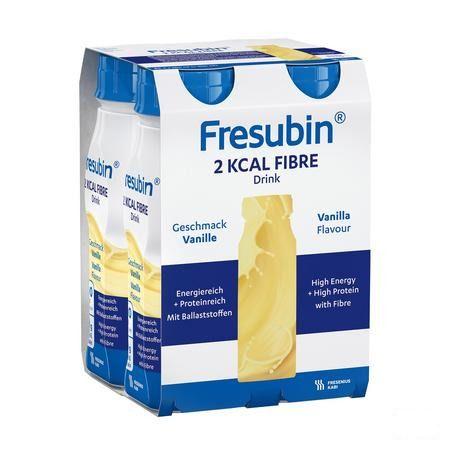 Fresubin 2kcal Fibre Drink Vanille Flacon 4x200 ml  -  Fresenius