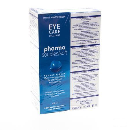 Eye Care Pharma Souple Duo Pack Solution Entret.2x360 ml