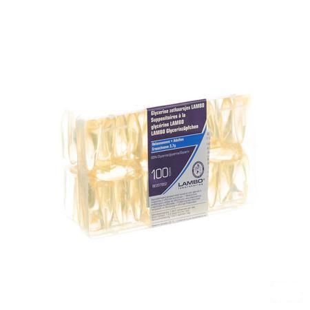 Glycerine Lambo Suppo Kegelvorm Ad 100 Blister  -  Lambo