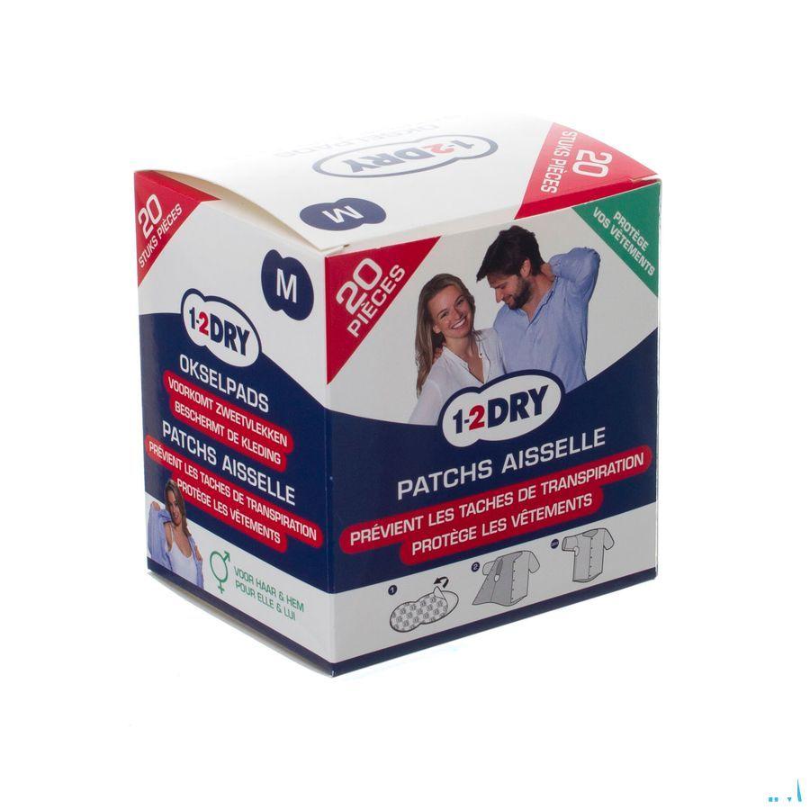 1-2dry Okselpads Medium 20