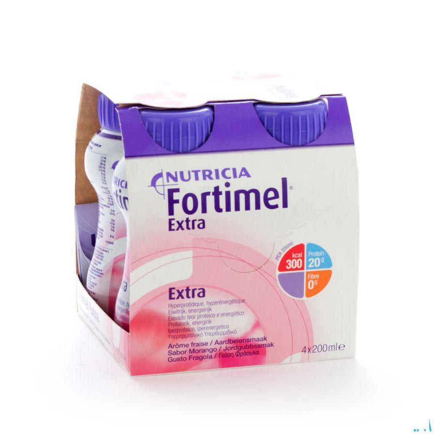 Fortimel Extra Fraise 4x200 ml 3248952  -  Nutricia