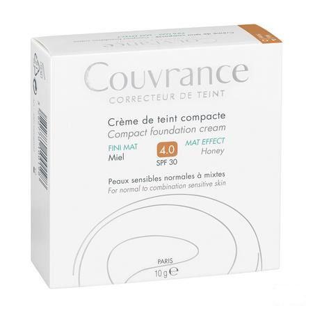 Avene Couvrance Creme Teint Tablettenoil-fr. 04 Miel 10 gr  -  Avene