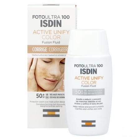 Isdin Fotoultra Active Unify Color Ip50 + 50 ml  -  Isdin