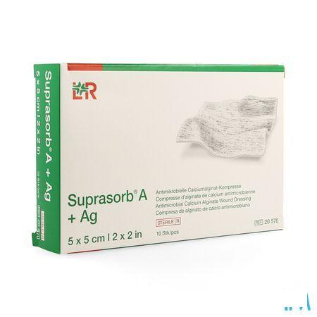 Suprasorb A+Ag Kp Alg. Calc. 5X5cm 10 20570 149265