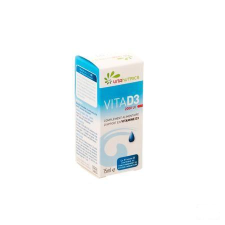 Vita D3 2000UI A Vitanutrics Gouttes 15 ml 