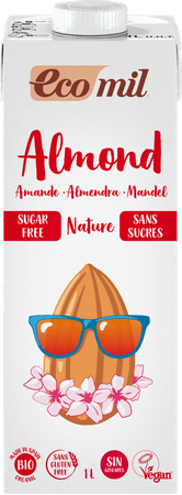 Ecomil Amandelmelk Zonder Suiker 1l