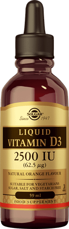 Solgar Liquid Vitamin D3 Huile Gouttes 59 ml  -  Solgar Vitamins