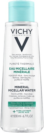 Vichy Pt Eau Micellaire Peau Mixte Grasse 200 ml  -  Vichy