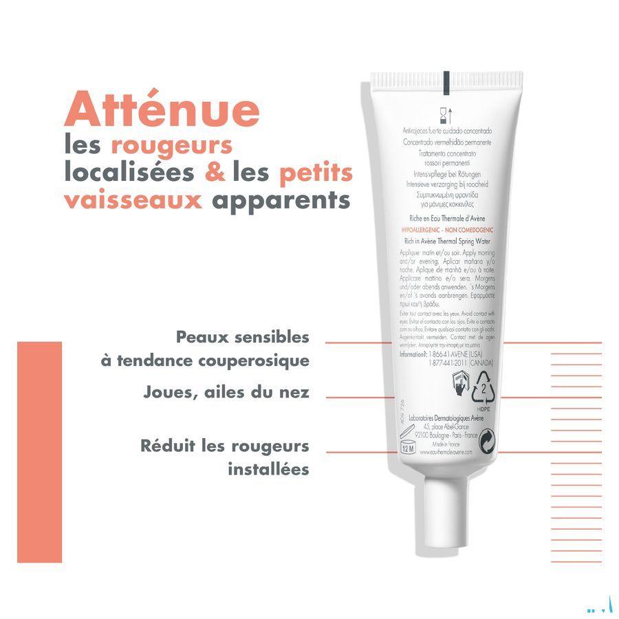Avene Antirougeurs Fort Geconcentr.verzorg.creme 30 ml  -  Avene