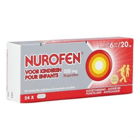 Nurofen Kind 200 mg Filmomhulde Tabletten 24 2475739