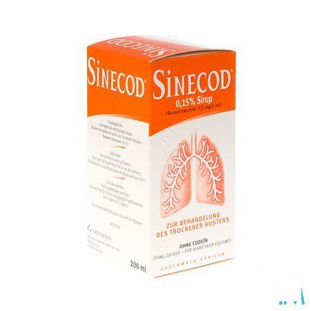 Sinecod 0,15% Sirop 200 ml