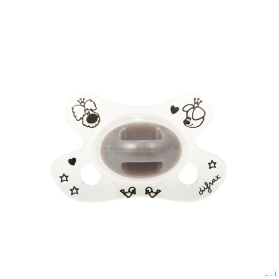 Difrax Fopspeen Natural Woezel & -2/ + 2 1  -  Difrax