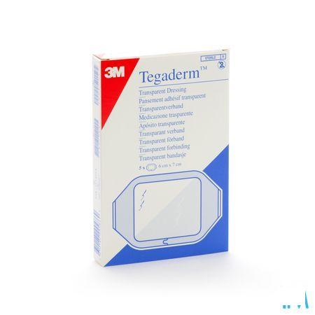 Tegaderm 3m Film Dressing Transp 6x 7cm 5 1624p  -  3M