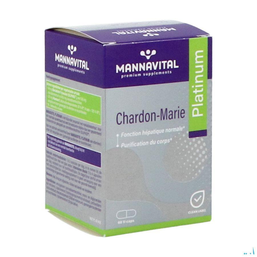 Mannavital Mariadistel Platinum V-Capsule 60