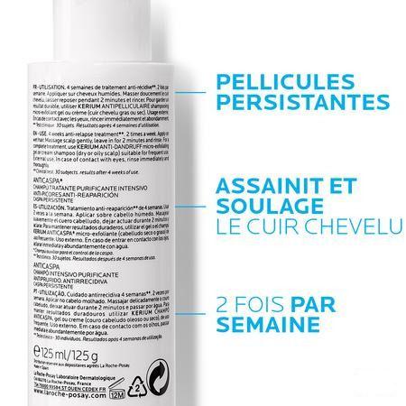 Kerium Ds Shampoo Cure Antipell Intensif 125 ml  -  La Roche-Posay