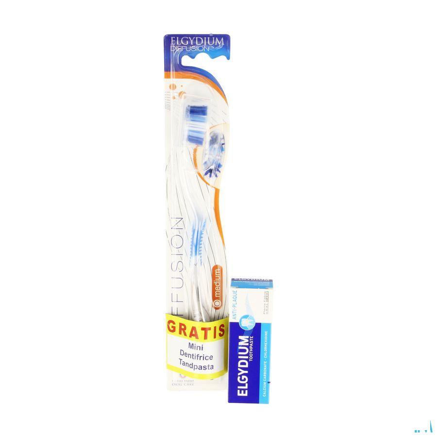 Elgydium Brosse Diffusion Medium + dentifr. 7ml Grat