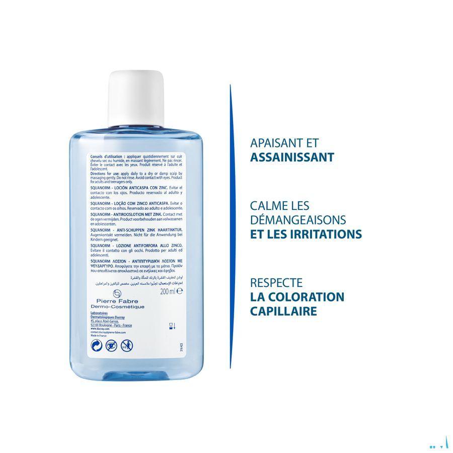 Ducray Squanorm Lotion Anti roos Zink 200 ml