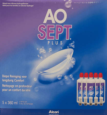 Aosept Plus 6 Maandpack 5x360 ml 