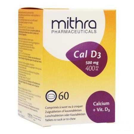 Mithra Cal D3 Comprimes A Sucer-croquer 60 
