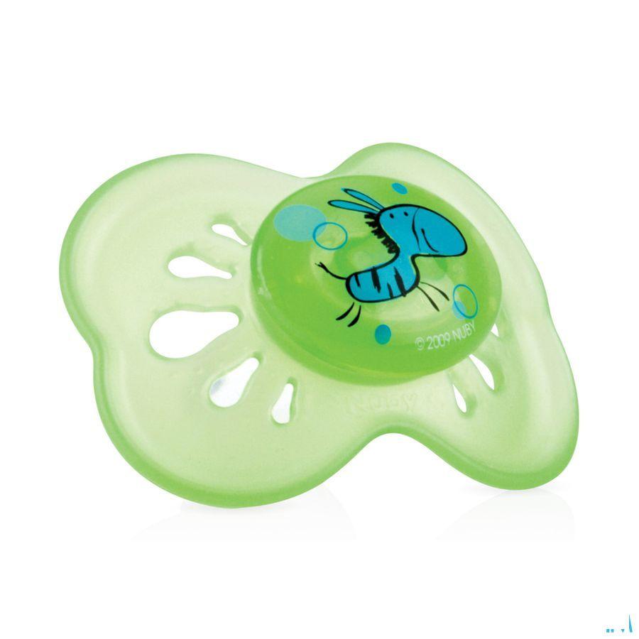 Nuby Pastelsac Ovale Fopspeen - 6-18m  -  New Valmar