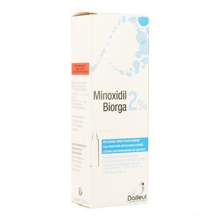 Minoxidil Biorga 2% Oplossing Cutaan Koffer Flacon 1x60 ml
