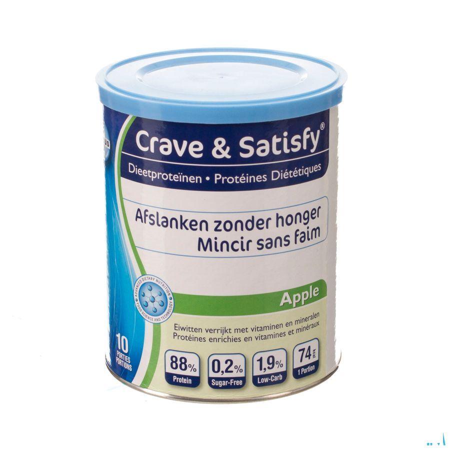 Crave & Satisfy Dieetproteinen Apple Pot 200 gr
