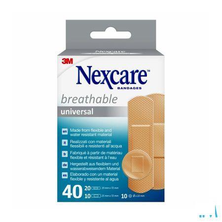 Nexcare 3M Breathable Univer. Strips 40 N0340As  -  3M