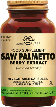 Saw Palmetto Berry Extract (zaagpalm) V-Capsule 60  -  Solgar Vitamins