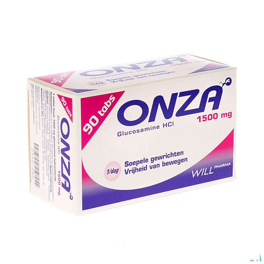 Onza 1500 mg Soepele Gewrichten Tabletten 90  -  Will Pharma