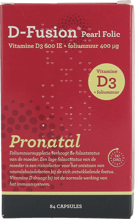 D-Fusion Pearl Folic Caps 84