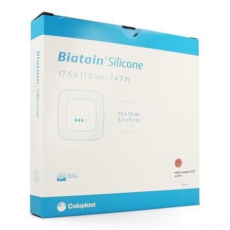 Biatain Silicoon Schuimverb 17,5x17,5cm 5 33438  -  Coloplast
