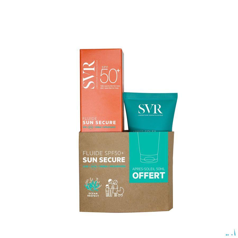 Svr Sleeve Sun Secure Fluide Ip50+ & A/Sun 50 ml Grat