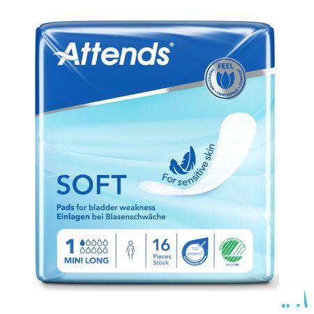 Attends Soft 1 Mini Long Inleg Anatom. 1x16