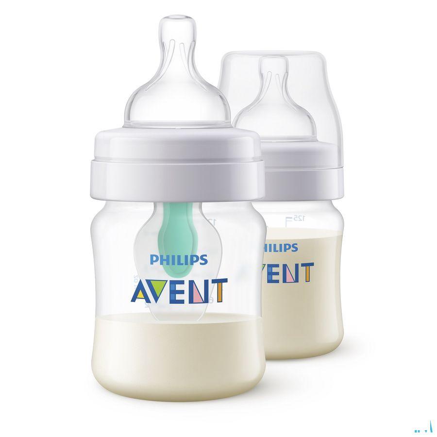Philips Avent Anti colic Zuigfles Duo 2x125 ml Scf810/24  -  Bomedys