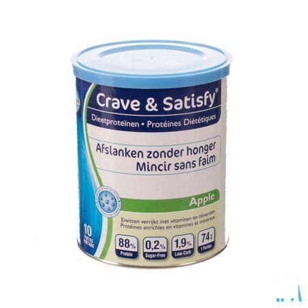 Crave & Satisfy Dieetproteinen Apple Pot 200 gr