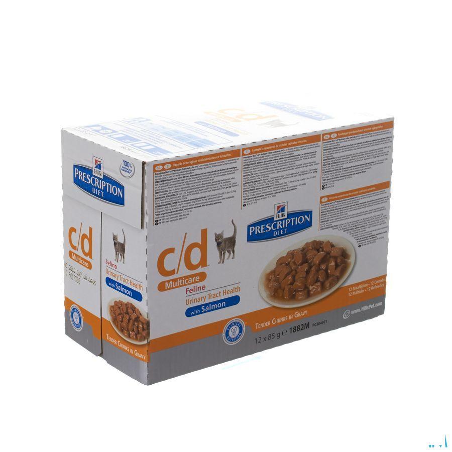 Hills Prescription diet Feline Cd Salmon 12x85 gr 1882u 
