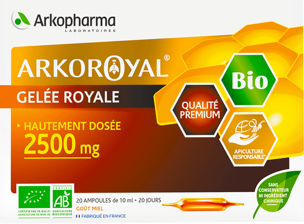 Arkoroyal Koninginnebrij + binnen Vl. Honing Gom 20  -  Arkopharma